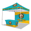 Image of Custom Canopy Tent with Back Wall & Table Cover