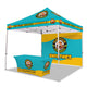 Custom Canopy Tent with Back Wall & Table Cover