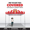 Image of Custom Canopy Tent with Full Back & Half Side Walls