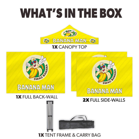 Custom Canopy Tent with Three Back Walls