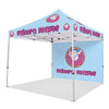 Image of Custom Canopy Tent with Back Wall
