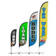 Custom Feather Flag Flags by Look Our