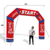 Image of Custom Inflatable Arch Angled