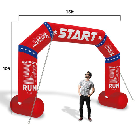 Custom Inflatable Arch Angled