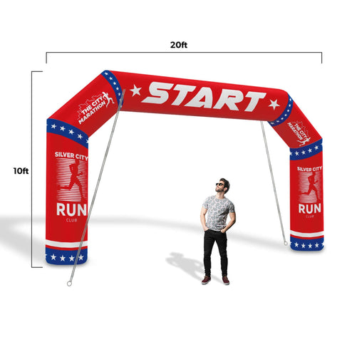Custom Inflatable Arch Angled