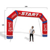 Image of Custom Inflatable Arch Angled