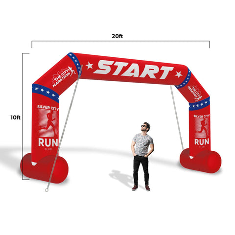 Custom Inflatable Arch Angled