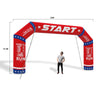 Image of Custom Inflatable Arch Angled