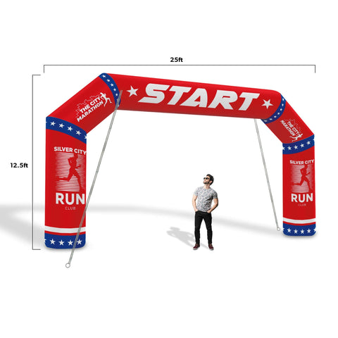 Custom Inflatable Arch Angled