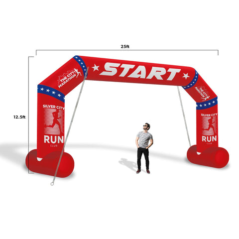 Custom Inflatable Arch Angled