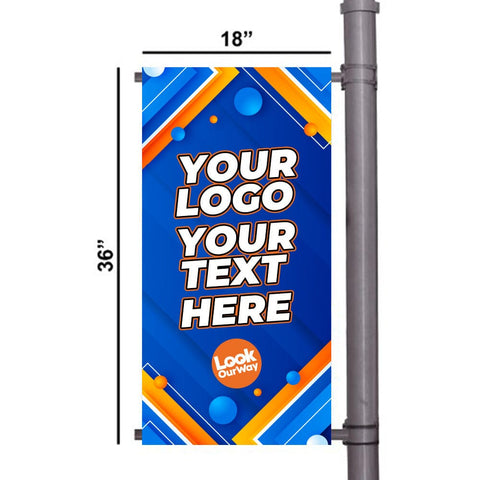 Custom Light Pole Banner