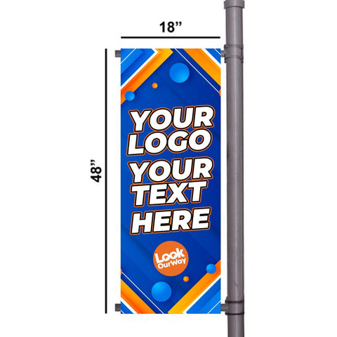 Custom Light Pole Banner