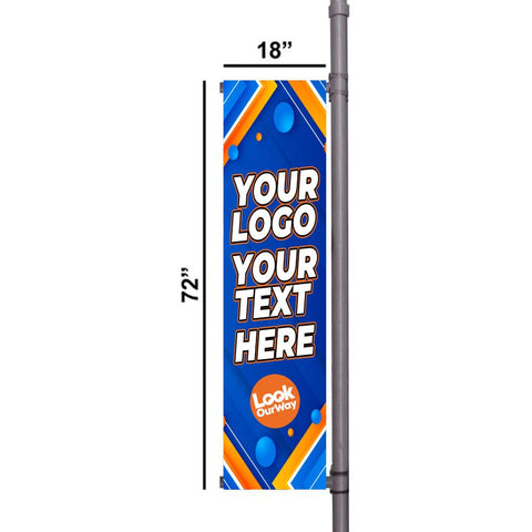 Custom Light Pole Banner
