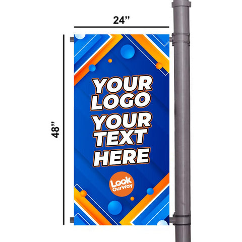 Custom Light Pole Banner