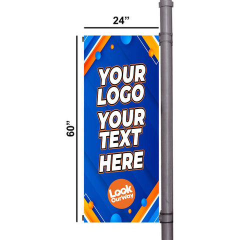 Custom Light Pole Banner