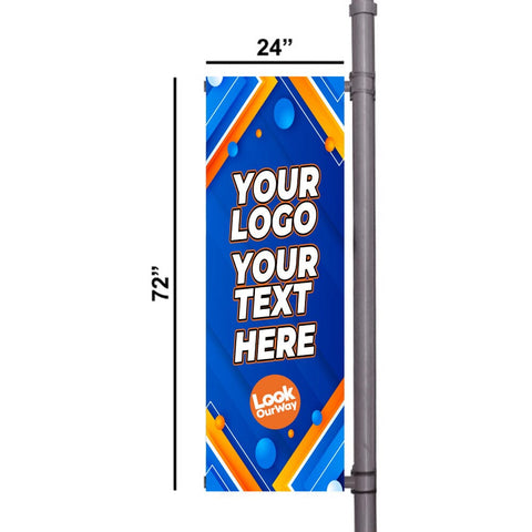 Custom Light Pole Banner