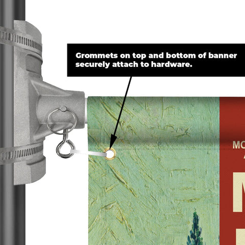 Custom Light Pole Banner