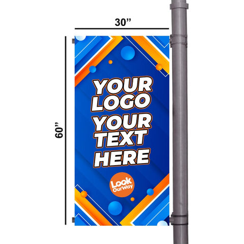Custom Light Pole Banner