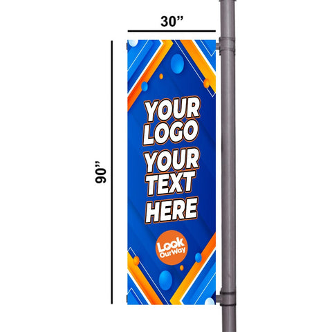 Custom Light Pole Banner