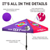 Image of Custom Patio Umbrella (4-Panel)