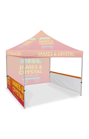 10ft x 10ft Custom Side Wall Set