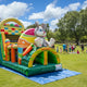 Easter Bunny Wonderland Commercial Inflatable Obstacle Course - IG5101-EBW