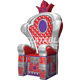 7'H Designer Line Throne by Cutting Edge