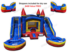 Dual Lane Wet Dry Castle Combo