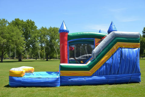 360 Combo with Pool (Marble) Commercial Inflatable Bounce House Combo - CO2131-1M
