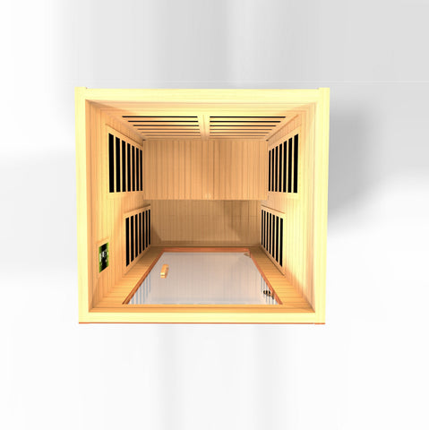 Dynamic "Avila" 1-2 Person Ultra Low EMF FAR IR Sauna (DYN-6103-01 Elite)