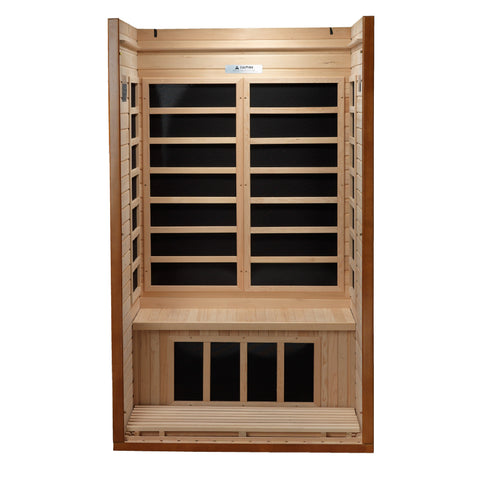 Dynamic "Barcelona Elite" 1-2 Person Ultra Low EMF FAR IR Sauna (DYN-6106-01 Elite)