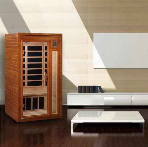 Dynamic "Barcelona" 1-2 Person Low EMF FAR IR Sauna (DYN-6106-01)
