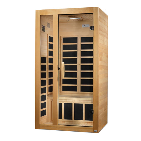 ***New 2026 Model*** Dynamic "Gracia" 1-2 Person Ultra Low EMF FAR IR Sauna (DYN-6119-01 Elite)