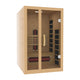 Golden Designs Studio Elite 1-2-person PureTech™ Near Zero EMF (Under 2MG) FAR Infrared Sauna (Canadian Hemlock) by Dynamic Saunas Direct
