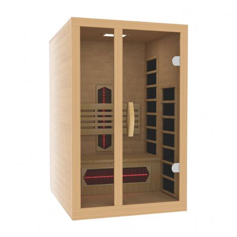 ***New 2026 Model*** Dynamic Gracia 1-2-Person Full Spectrum Near Zero EMF FAR IR Sauna (DYN-6119-03 FS)