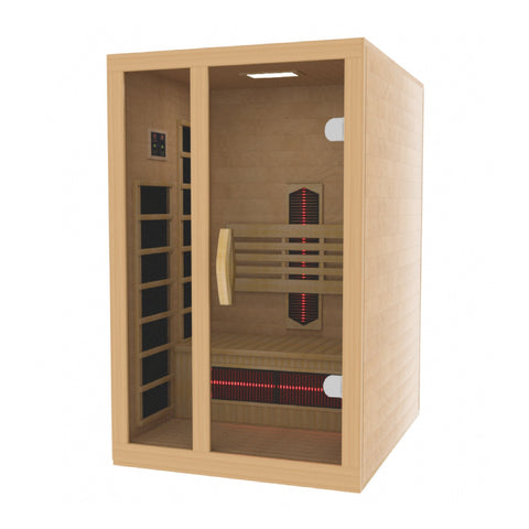 ***New 2026 Model*** Dynamic Gracia 1-2-Person Full Spectrum Near Zero EMF FAR IR Sauna (DYN-6119-03 FS)