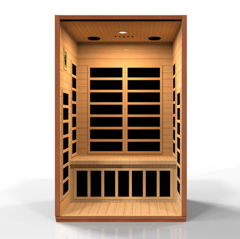 Dynamic "Cardoba" 2 Person Ultra Low EMF FAR IR Sauna (DYN-6203-01 Elite)