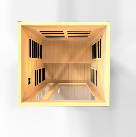 Dynamic "Cardoba" 2 Person Ultra Low EMF FAR IR Sauna (DYN-6203-01 Elite)