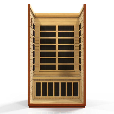 Dynamic "San Marino" 2 Person Ultra Low EMF FAR IR Sauna (DYN-6206-01 Elite)