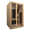 Image of Dynamic "Santiago" 2 Person Low EMF FAR IR Sauna (DYN-6209-01)