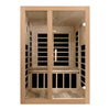 Image of Dynamic "Santiago" 2 Person Low EMF FAR IR Sauna (DYN-6209-01)