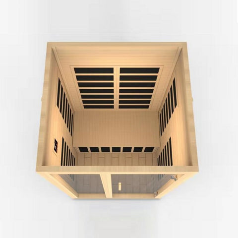 Dynamic "Santiago" 2 Person Low EMF FAR IR Sauna (DYN-6209-01)