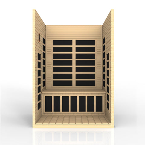 Dynamic "Santiago" 2 Person Low EMF FAR IR Sauna (DYN-6209-01)