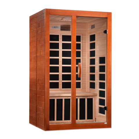 Dynamic "Santiago" 2 Person Ultra Low EMF FAR IR Sauna (DYN-6209-02 Elite)