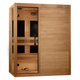 Dynamic Vila 3-person Ultra Low EMF (Under 3MG) FAR Infrared Sauna (Canadian Hemlock) by Dynamic Saunas Direct