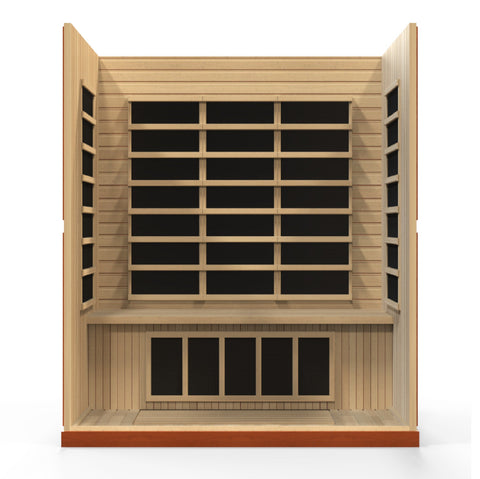 Dynamic "Bergamo" 4 Person Low EMF FAR IR Sauna (DYN-6440-01)