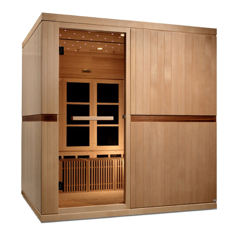 2025 Golden Designs "Catalonia" 8 Person Ultra Low EMF FAR IR Sauna (GDI-6880-02)