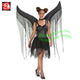 Inflatable Dark Angel Wings Costume