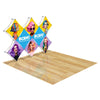 Image of Custom GeoMetrix Pop-Up Trade Show Booth Display - (8 Panel)