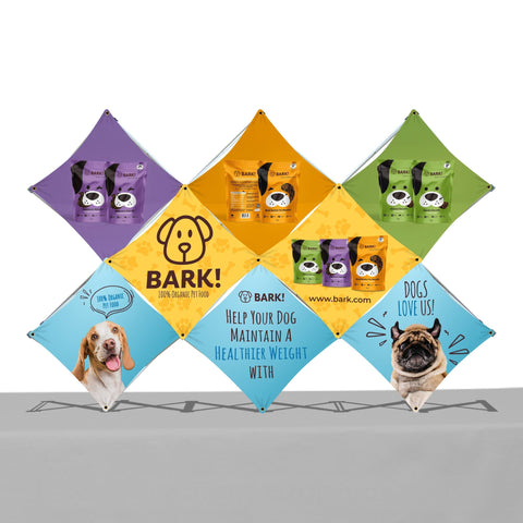 Custom Table Top Pop-Up Display - (8 Panel X)